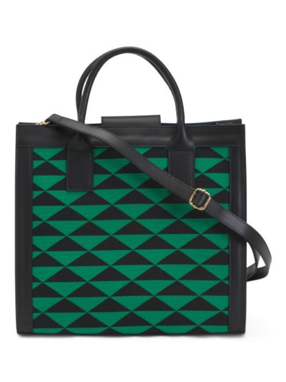 CHEVAL Made In Italy Leather Squared Satchel